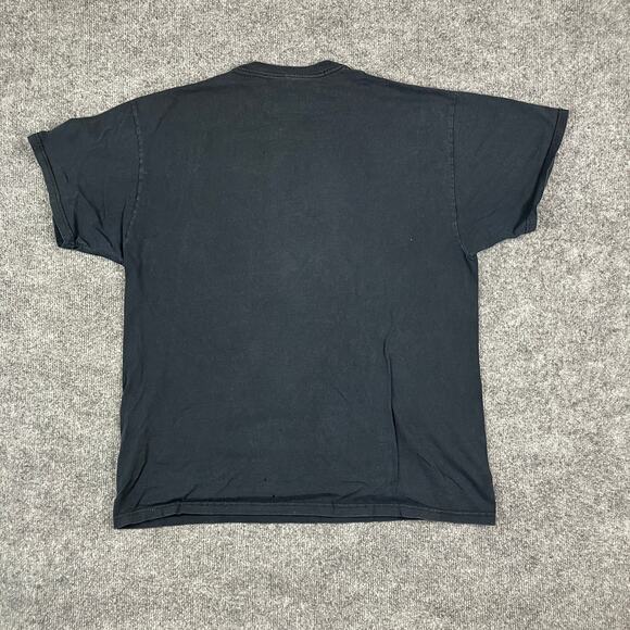 Jerzees T-Shirt Mens XL Black Halloween Skeleton Tux Costume Graphic Spooky Tee - Picture 7 of 10